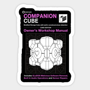 Cube Manual Sticker